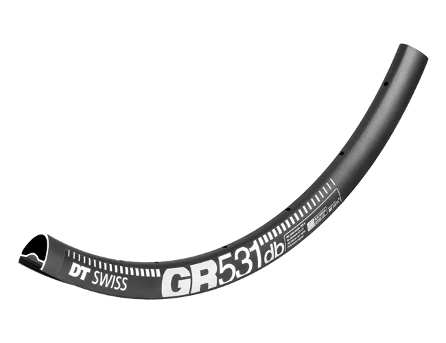 DT Swiss GR 531 DB Disc Gravel Rim 700C black 32-hole