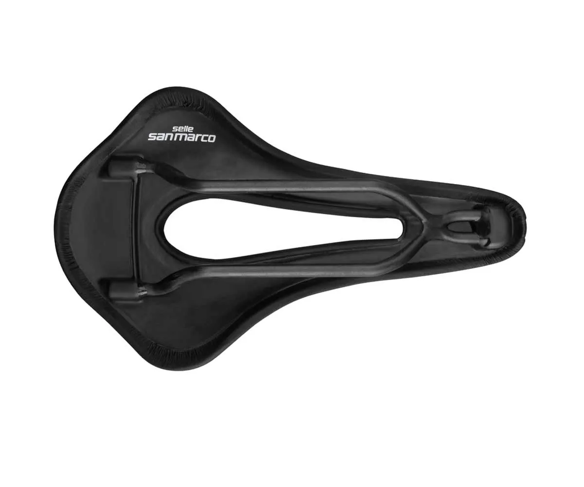 Selle San Marco ShortFit Superleggera Saddle L3 Wide, black, carbon frame