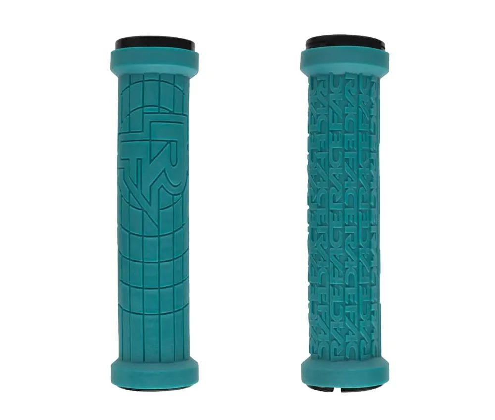 Race Face Grippler Lock On Handlebar Grips 33 mm Colour: turquoise