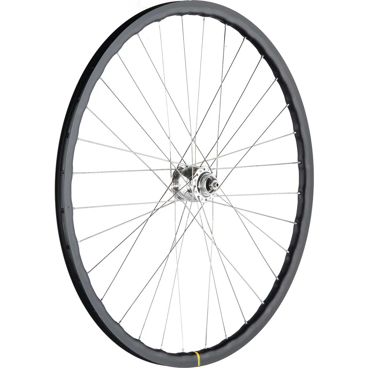 28-inch gravel front wheel Schmidt SON 28 Disc hub dynamo + Mavic Open Pro UST Disc rim, built by TNC
