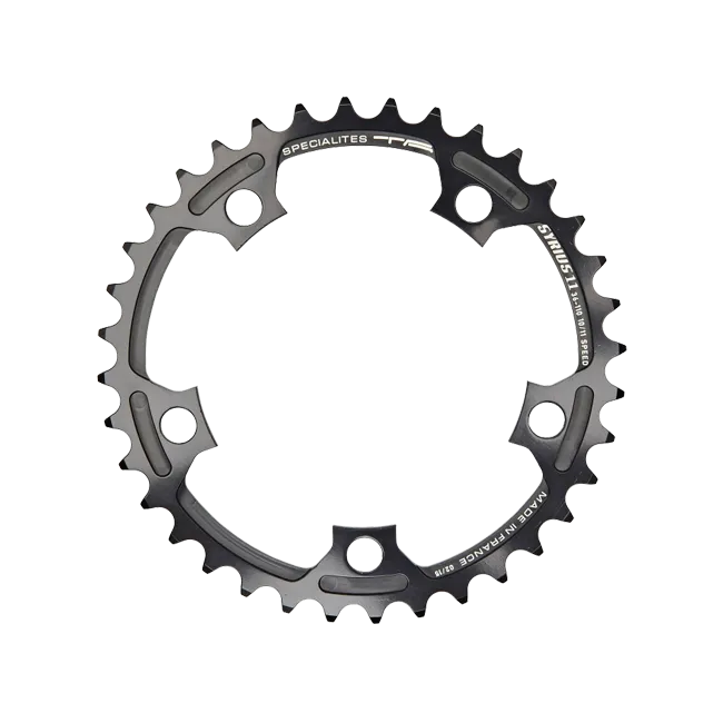 TA Specialite Syrius 11 Compact Chainring, black, 110 mm inner diameter, 2-speed, 34 teeth