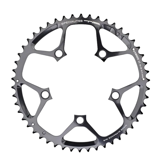 TA Specialite Syrius 11 Compact Chainring, black, 110 mm outer diameter, 52 teeth