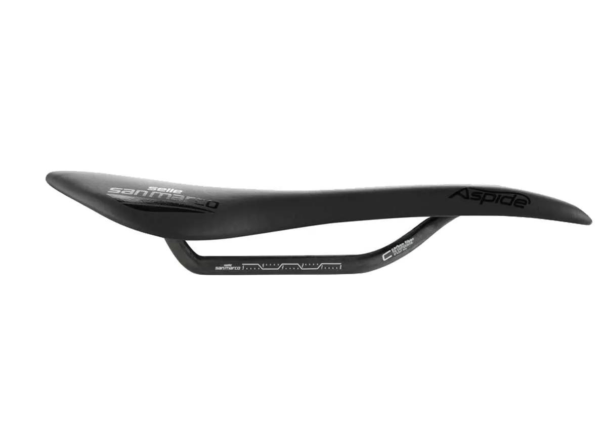 Selle San Marco Aspide Superleggera Open Saddle S2 Narrow black carbon frame