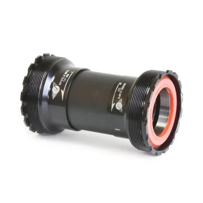 Wheels MFG Bottom Bracket T47 Threaded Inboard ABEC-3 Bearing | Sram DUB 47x68-132 mm black