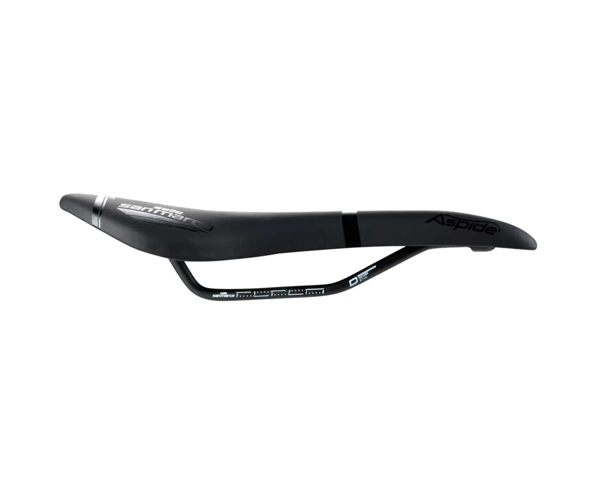 Selle San Marco Aspide Dynamic Open Fit Saddle S2 Narrow Black Frame Manganese