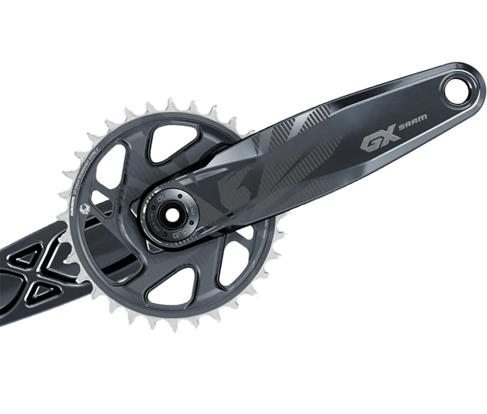 Sram GX Eagle DUB crankset, 32 teeth, Super Boost+, Lunar, 165 mm