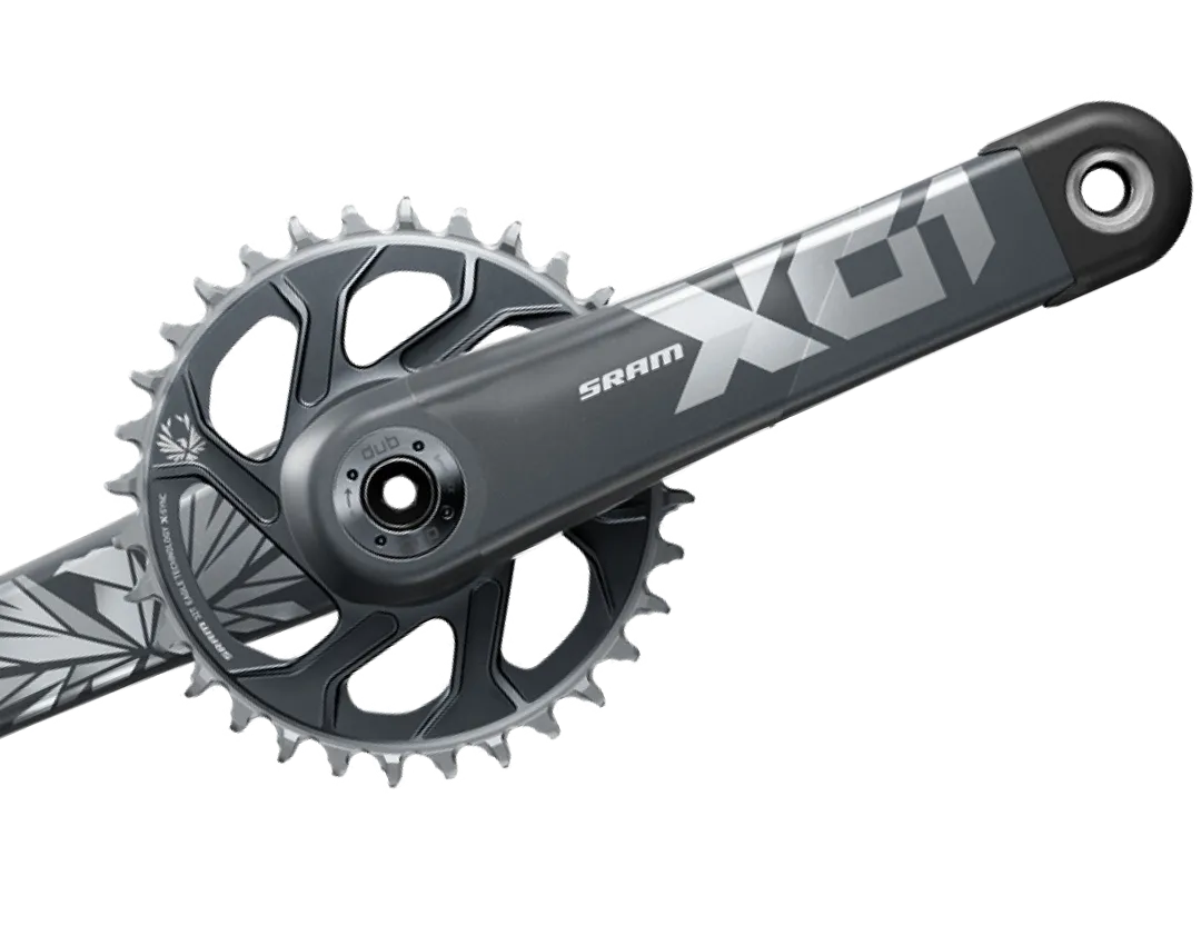 Sram X01 Eagle Crankset DUB DM 32 teeth lunar-grey 170 mm