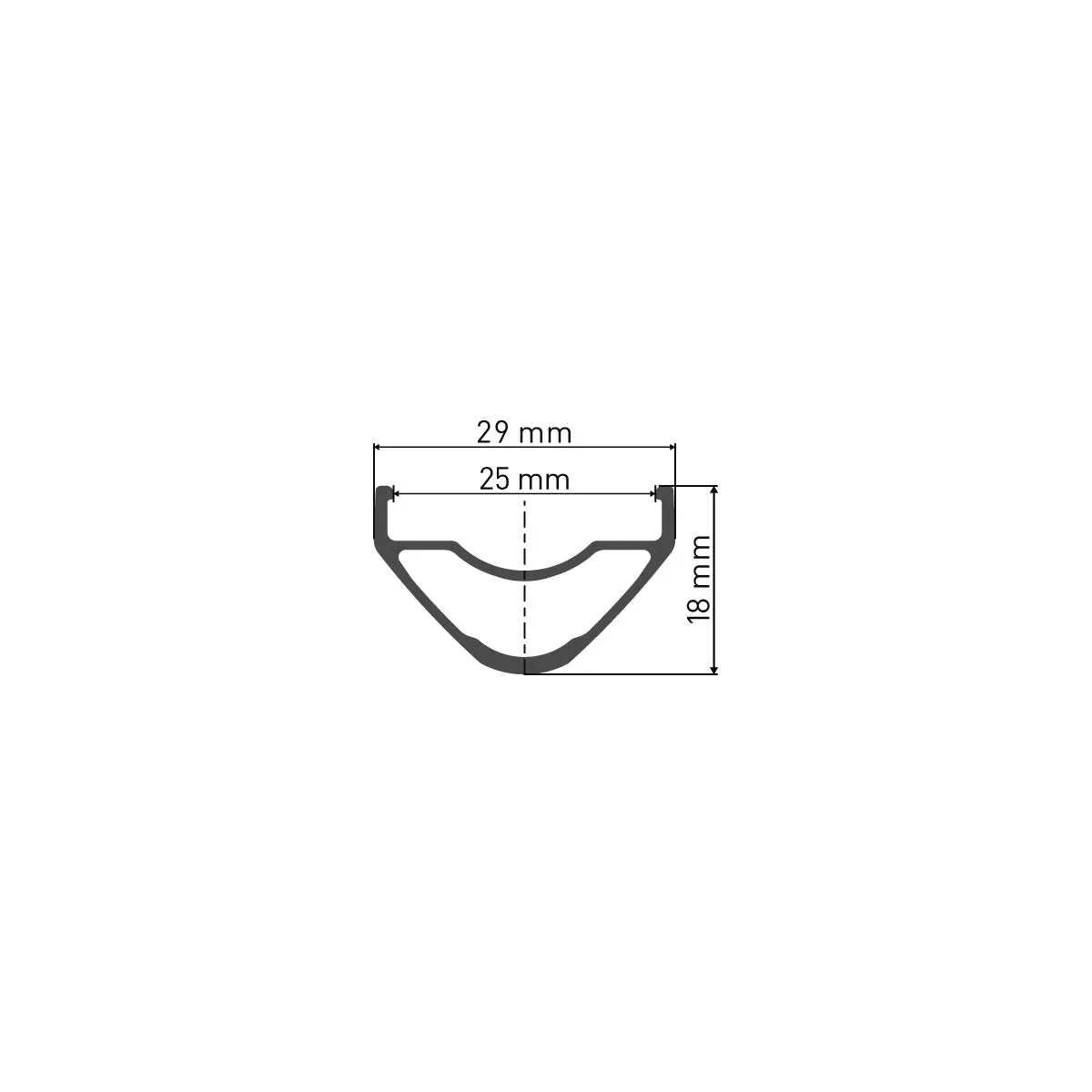 DT Swiss XR 1700 Spline 25 CL | 29-inch MTB front wheel Boost