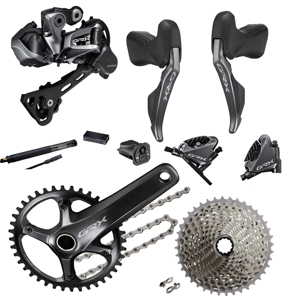 Shimano GRX 817 Di2 Gravel Groupset 11x1-speed | EW-RS910 Disc complete