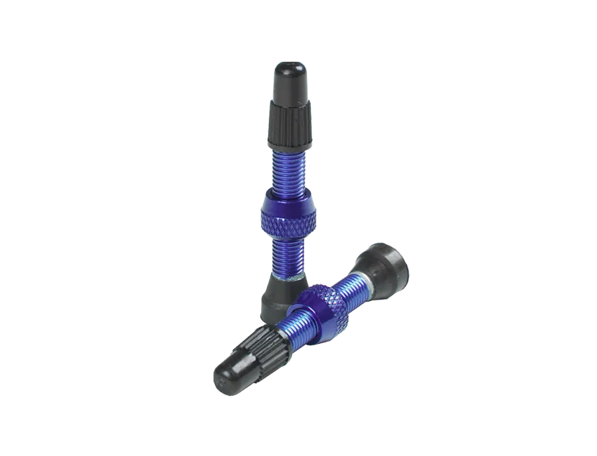 Stan's NoTubes Tubeless Valve Universal | Sclaverand Aluminium Blue 35 mm 2 pieces - Remaining stock