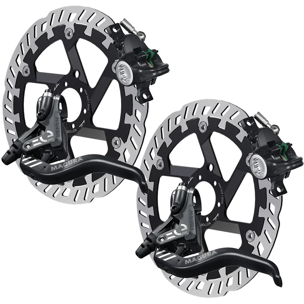 Magura MT 4 eStop Brake Disc Set + MDR-P Discs