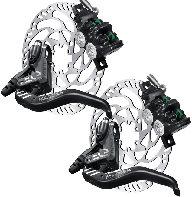 Magura MT 4 eStop Brake Disc Set + MDR-C Discs