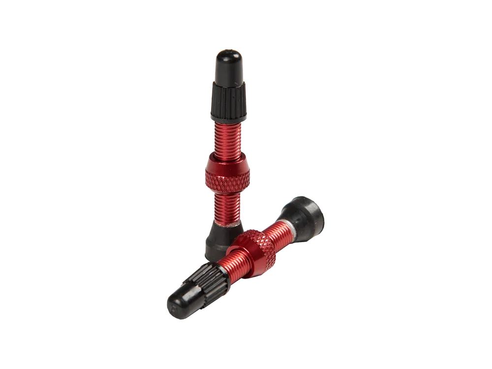 Stan's NoTubes Tubeless Valve Universal | Sclaverand Aluminium red 44 mm 2 pieces - - Remaining stock