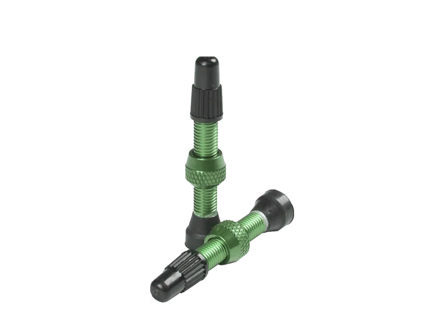Stan's NoTubes Tubeless Valve Universal | Sclaverand Aluminium Green 35 mm 2 pieces - Remaining stock