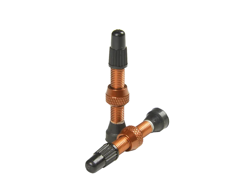 Stan's NoTubes Tubeless Valve Universal | Sclaverand Aluminium Orange 35 mm 2 pieces - Remaining stock