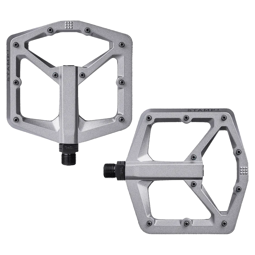 Crankbrothers Stamp 3 Platform Pedals, grey, large