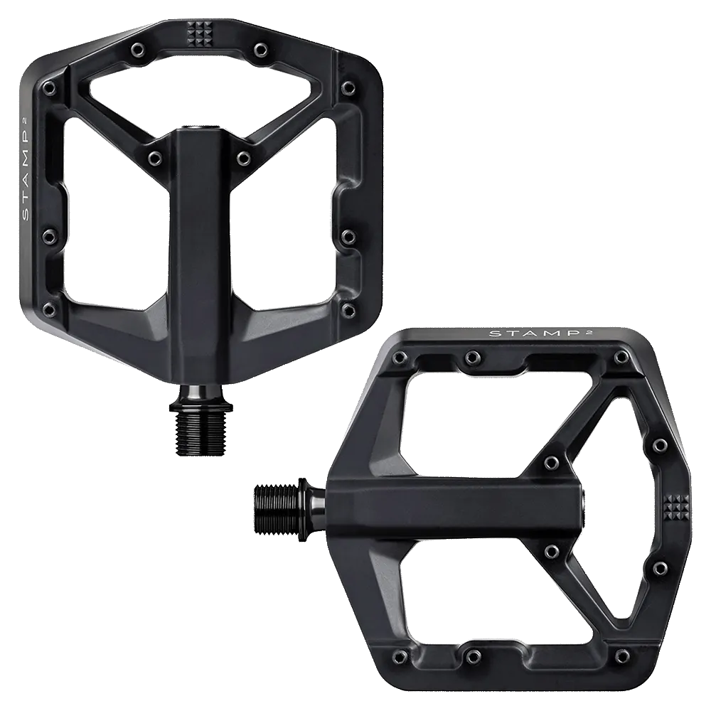 Crankbrothers Stamp 2 Platform Pedals, black, large