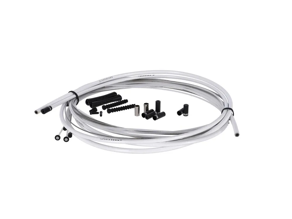 Sram SlickWire Pro cable set, white, road/MTB