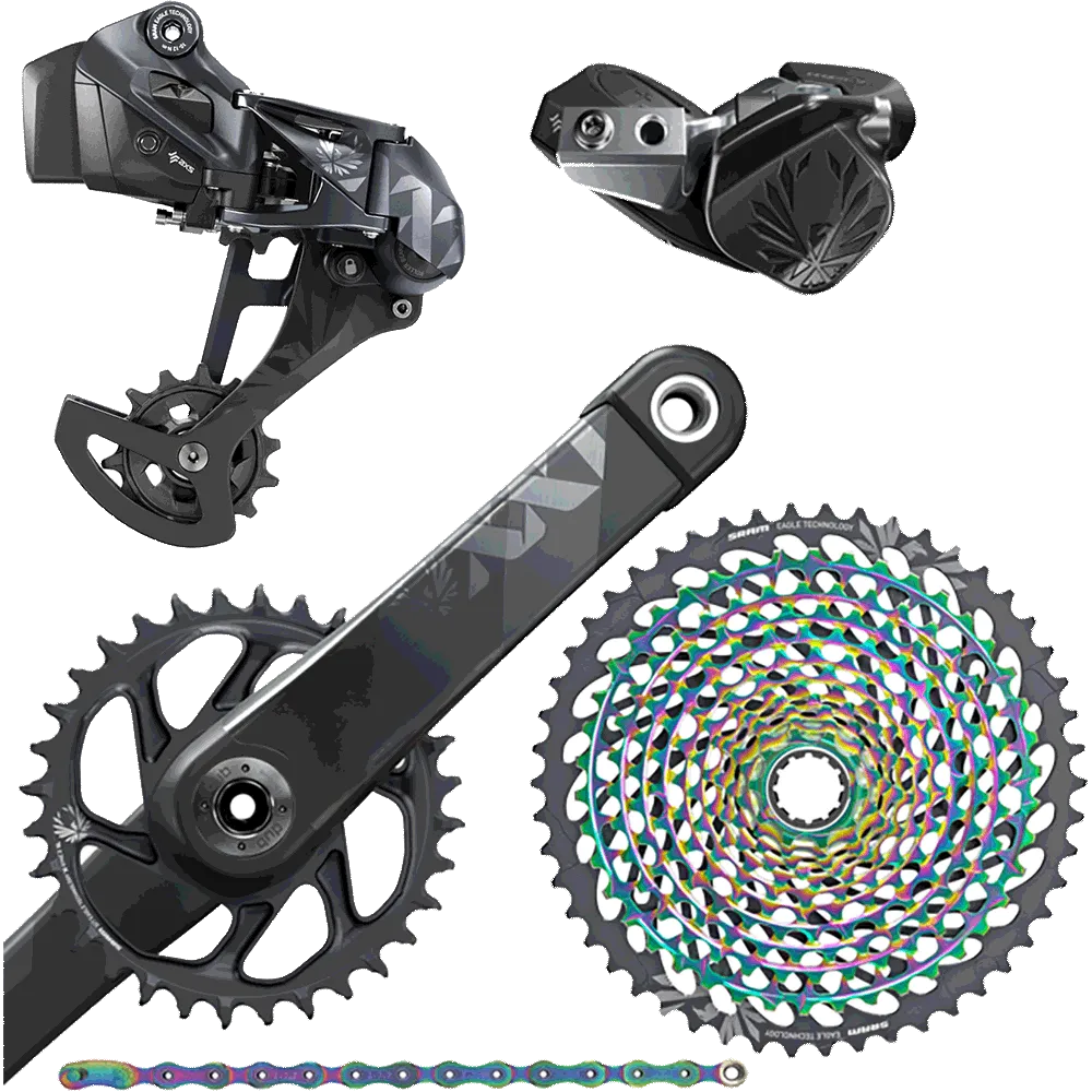 Sram XX1 Eagle AXS 12x1-speed groupset, complete, grey