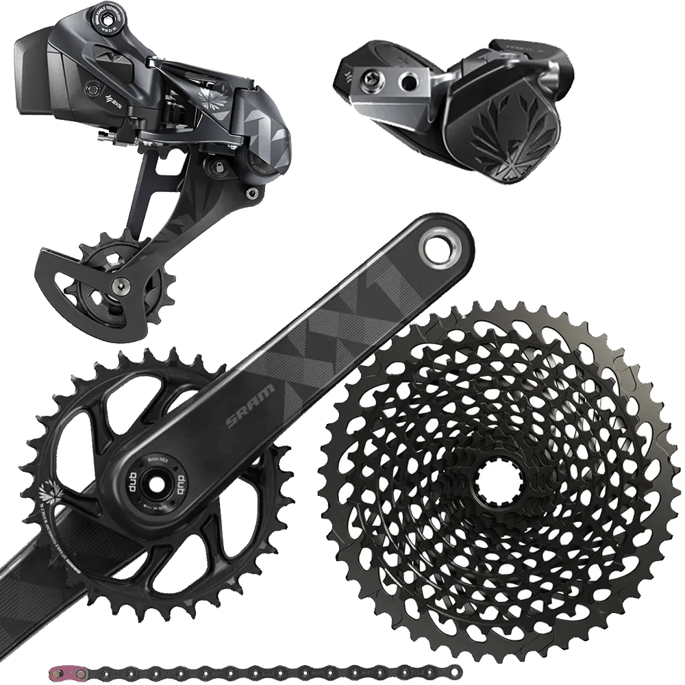 Sram XX1 Eagle AXS 12x1-speed groupset, all black