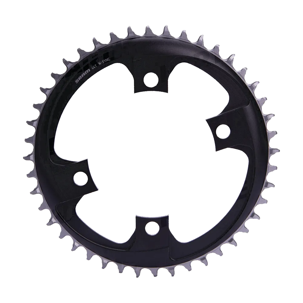 Sram AXS X-Sync Road Chainring 44 Teeth 107 Bore 1x Black