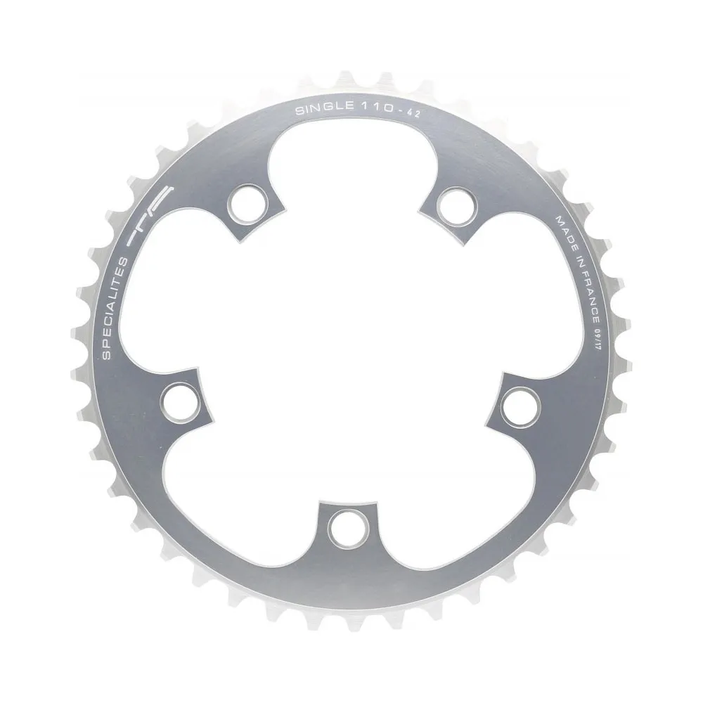 TA Specialite Single Chainring 5-arm 110mm chainline silver 40 teeth