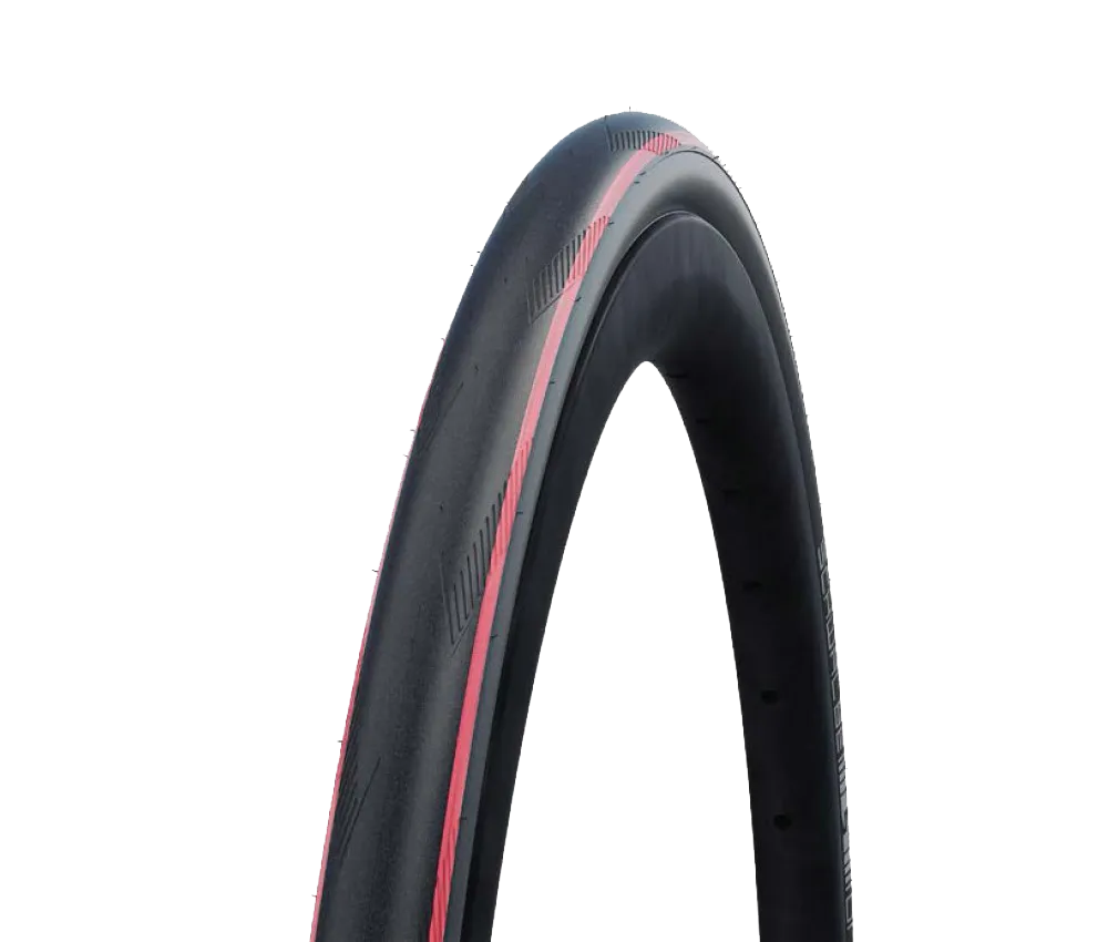 Schwalbe One Tyre Performance Addix RaceGuard Tube Type 25x622 black-red