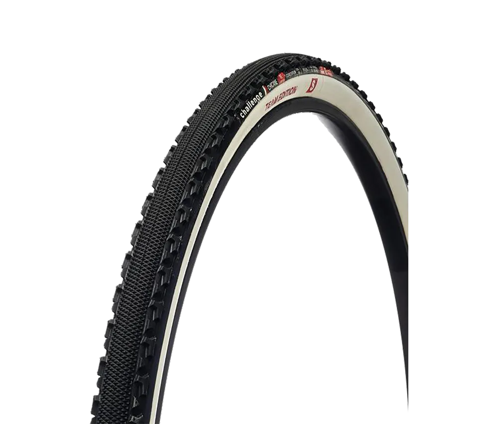 Challenge Chicane TE Cross tubular tyre 320 TPI handmade tubular 33x622 black and white