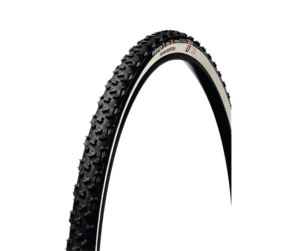 Challenge Limus TE Cross tubular tyre 320 TPI handmade tubular 33x622 black and white