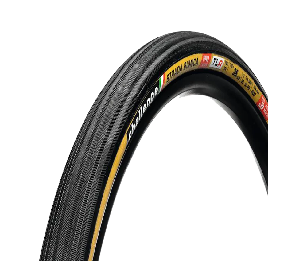 Challenge Strada Bianca Pro TLR 36x622 folding tyre, tubeless, black-brown