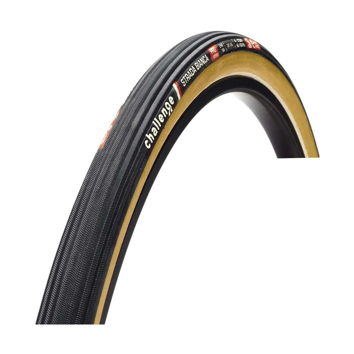 Challenge Strada Bianca Pro TLR 30x622 folding tyre, tubeless, black-brown