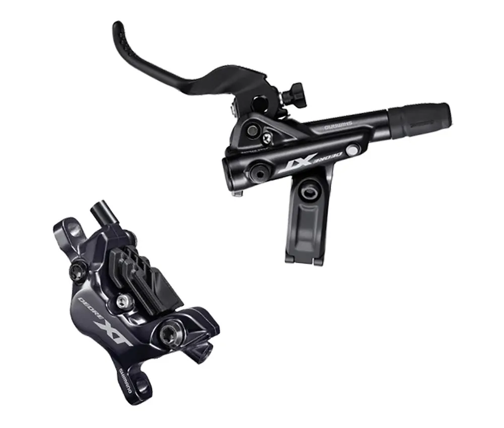 Shimano Deore XT disc brake M8120 I-Spec EV black 4-piston front wheel left-hand lever
