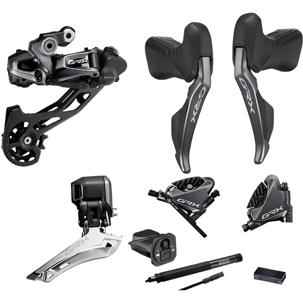 Shimano GRX 815 Di2 Gravel Upgrade Kit 11x2-speed | EW-RS910 Disc complete