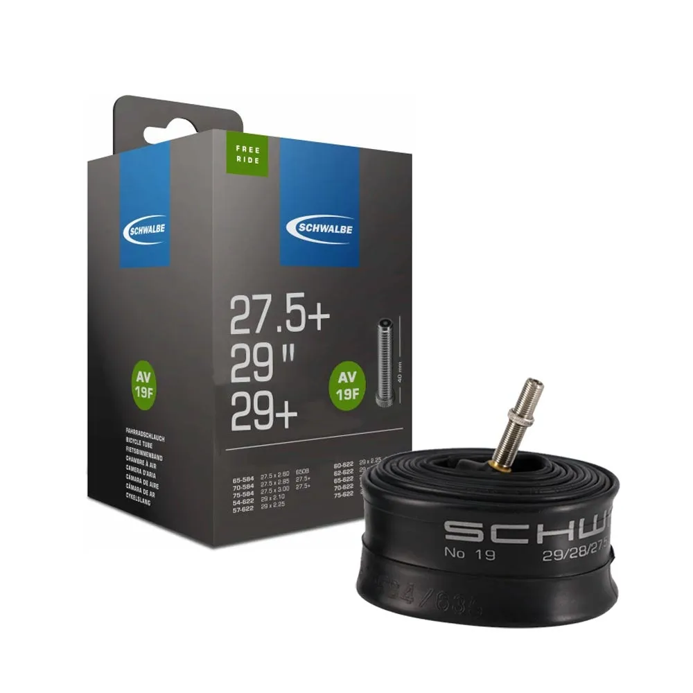 Schwalbe AV19F MTB Freeride 27.5+ / 29-inch x 2.1–3.0 inner tube with Schrader valve, 40 mm – limited stock