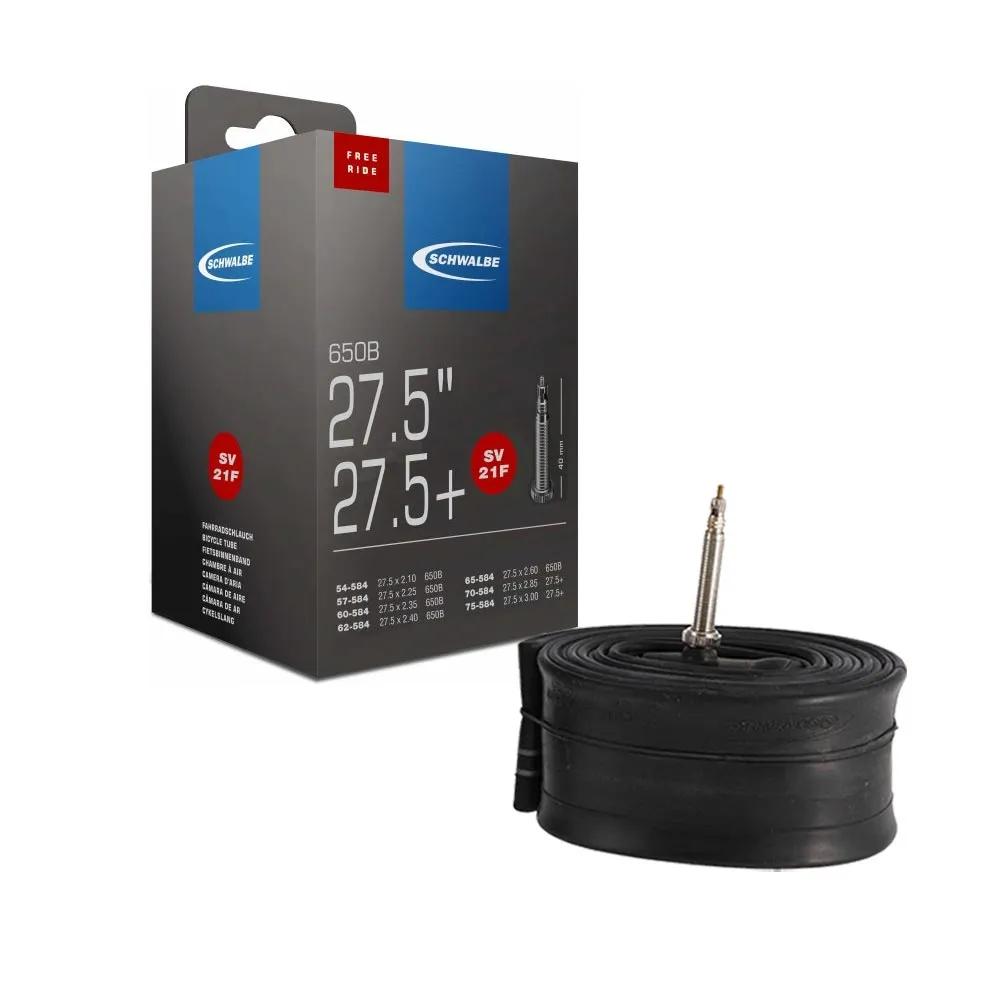 Schwalbe SV21F MTB Freeride inner tube, 27.5 / 27.5+ inch, 2.1–3.0, Sclaverand valve, 40 mm – remaining stock