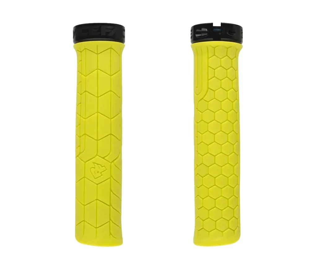 Race Face Getta Grip Lock-On Handlebar Grips 30 mm Colour: black/yellow