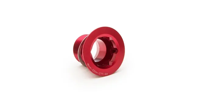 Race Face crank bolt 18 mm NDS Cinch 30 red
