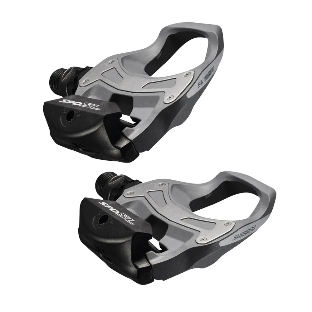 Shimano SPD road bike pedal PD-R550 grey incl. cleats SM-SH11