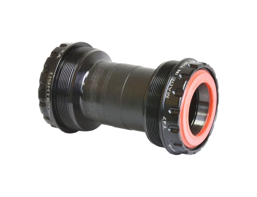 Wheels MFG Bottom Bracket T47 Threaded Outboard Angular Contact | 30 mm axle 47x68-100 mm black
