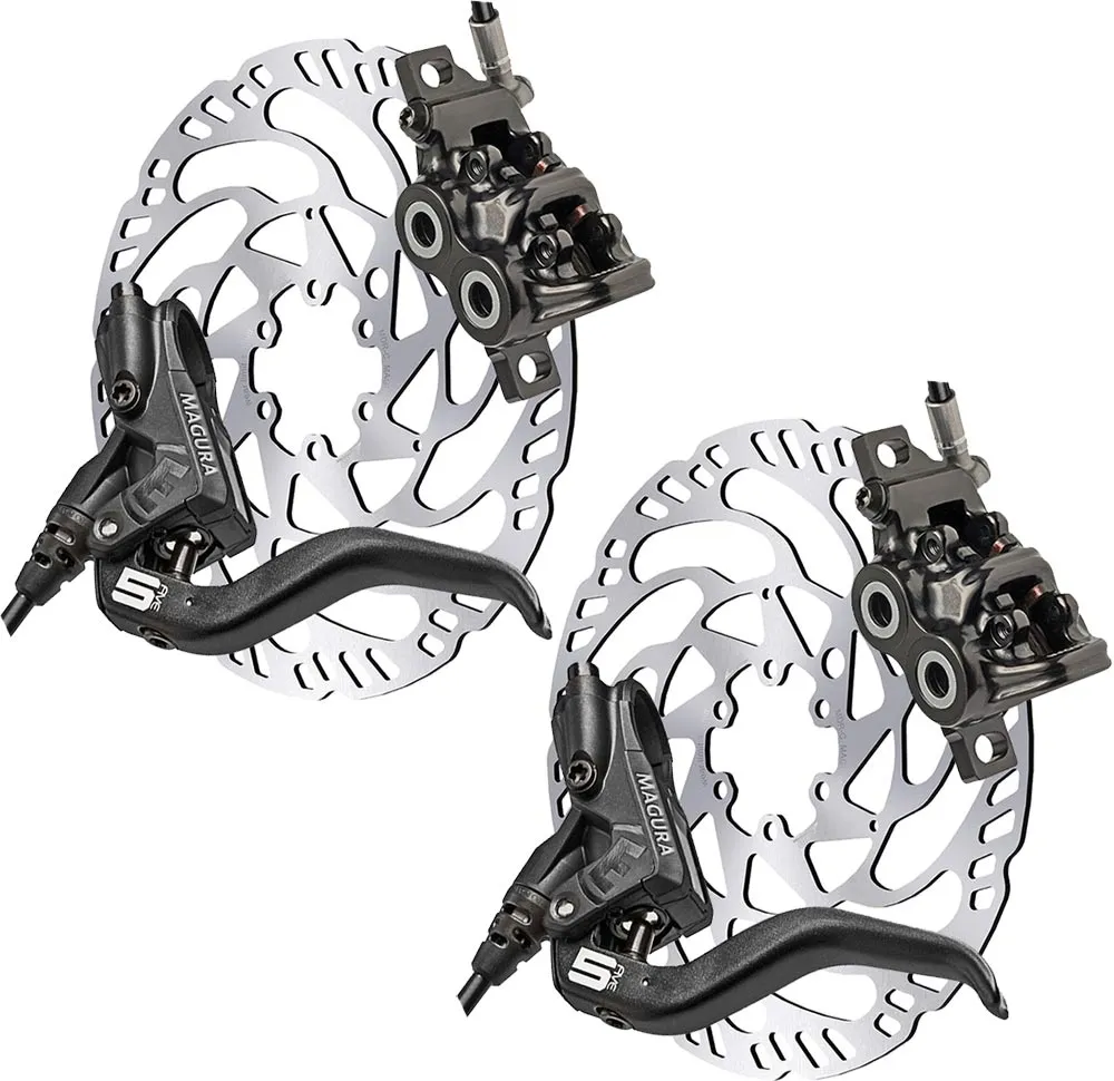 Disc Brake Set | Magura MT5 Brakes + MDR-C 6-Hole Discs
