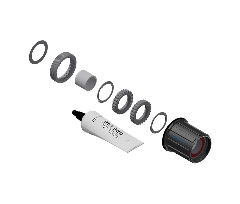 DT Swiss Ratchet LN Freehub Body Conversion Kit | Steel MTB HG10 – without end stop