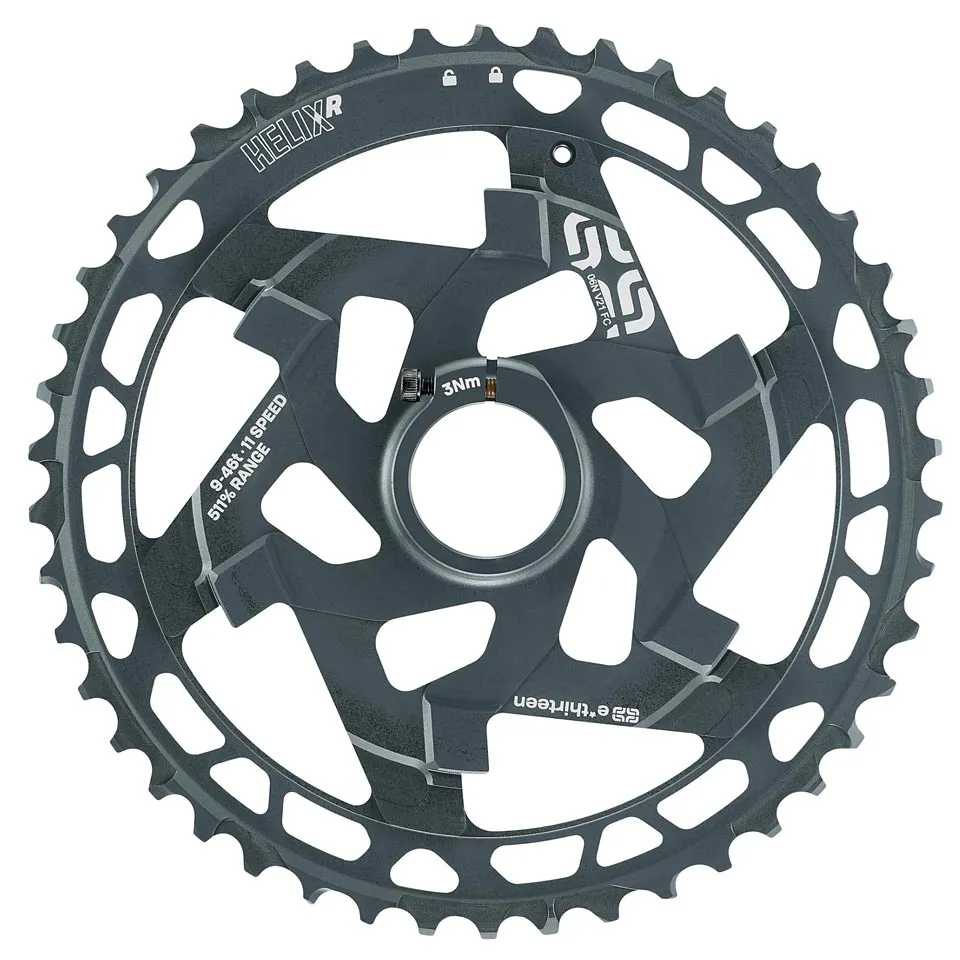 e*thirteen Helix Race Aluminium Sprocket 11-speed 46 teeth Grey