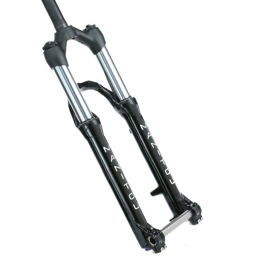 Manitou Circus Comp suspension fork, 26-inch, 1 1/8-inch steerer tube, 100 mm travel, black, QR20x110