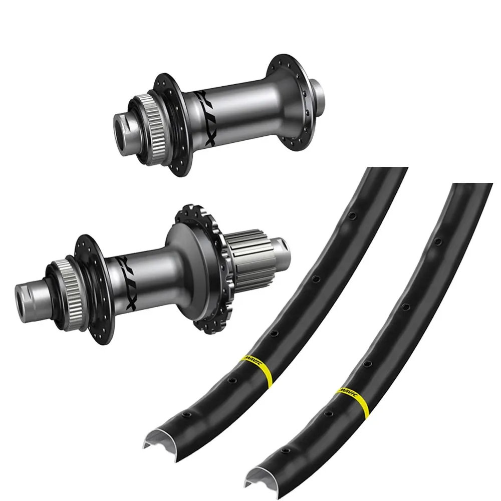 29-inch wheelset: Shimano XTR M9110 Rotor Micro Spline hubs + Mavic XC 1025 rims | built by TNC