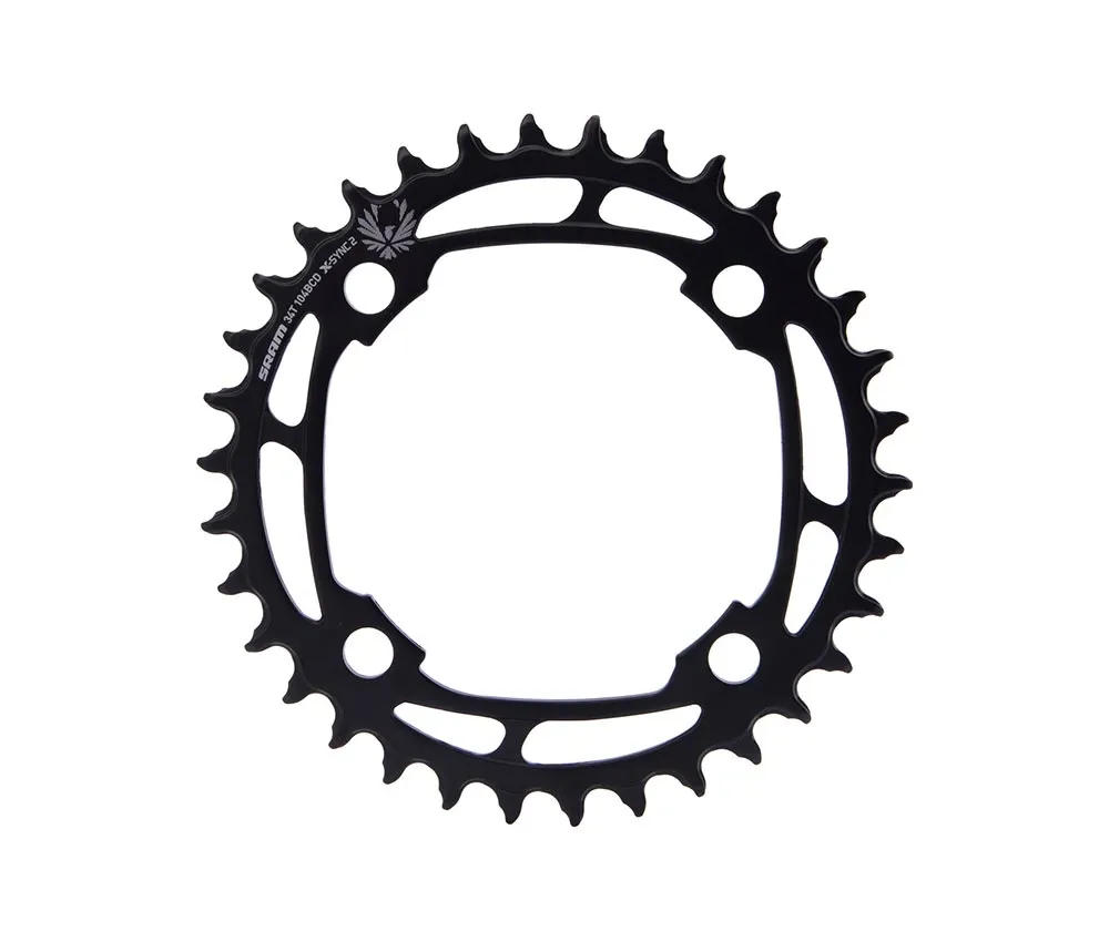 Sram Eagle X-Sync 2 steel chainring, 104-tooth, 0-degree, 11x2-speed, 34 teeth