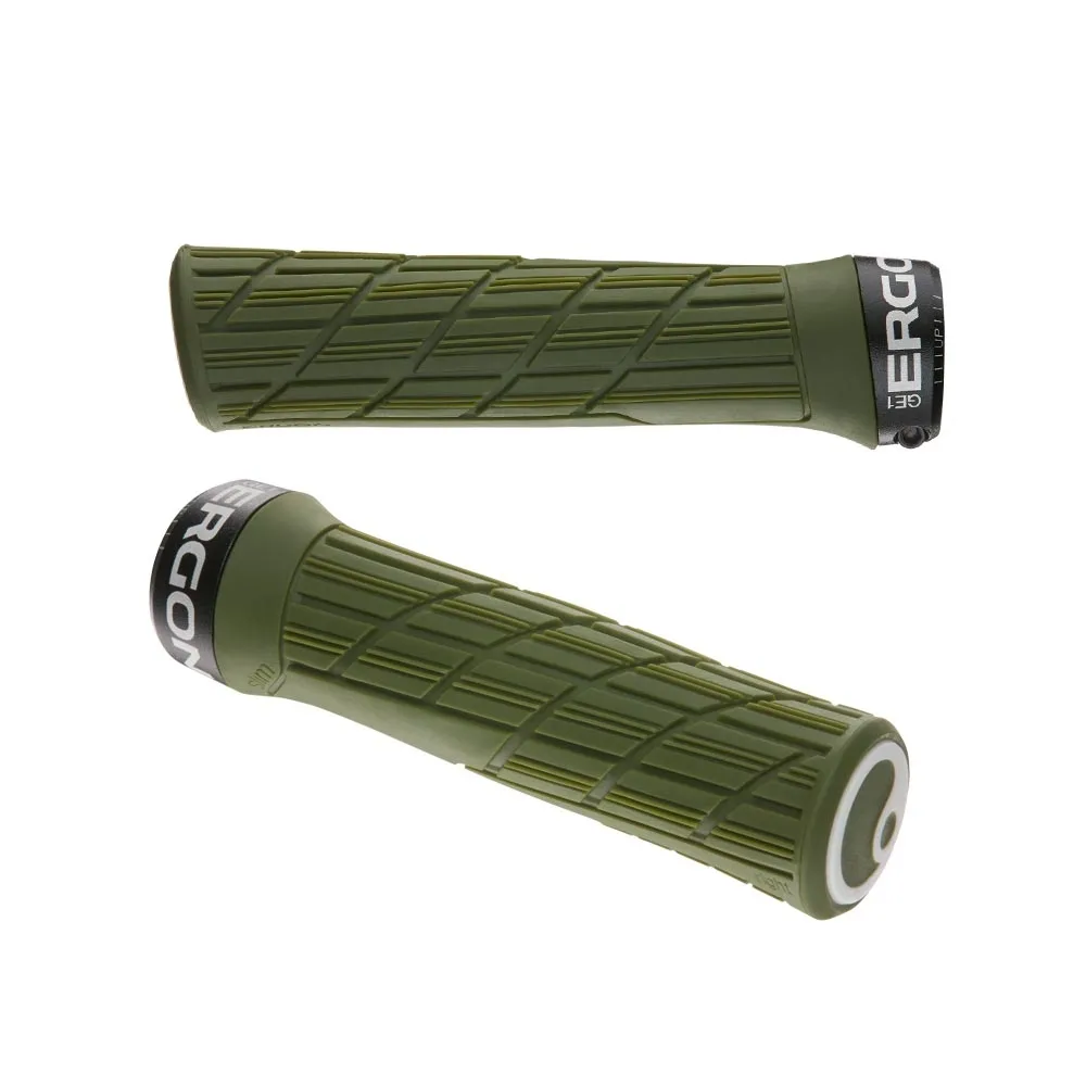 Ergon GE1 Evo Slim Lock-On Handlebar Grips 30mm Deep Moss