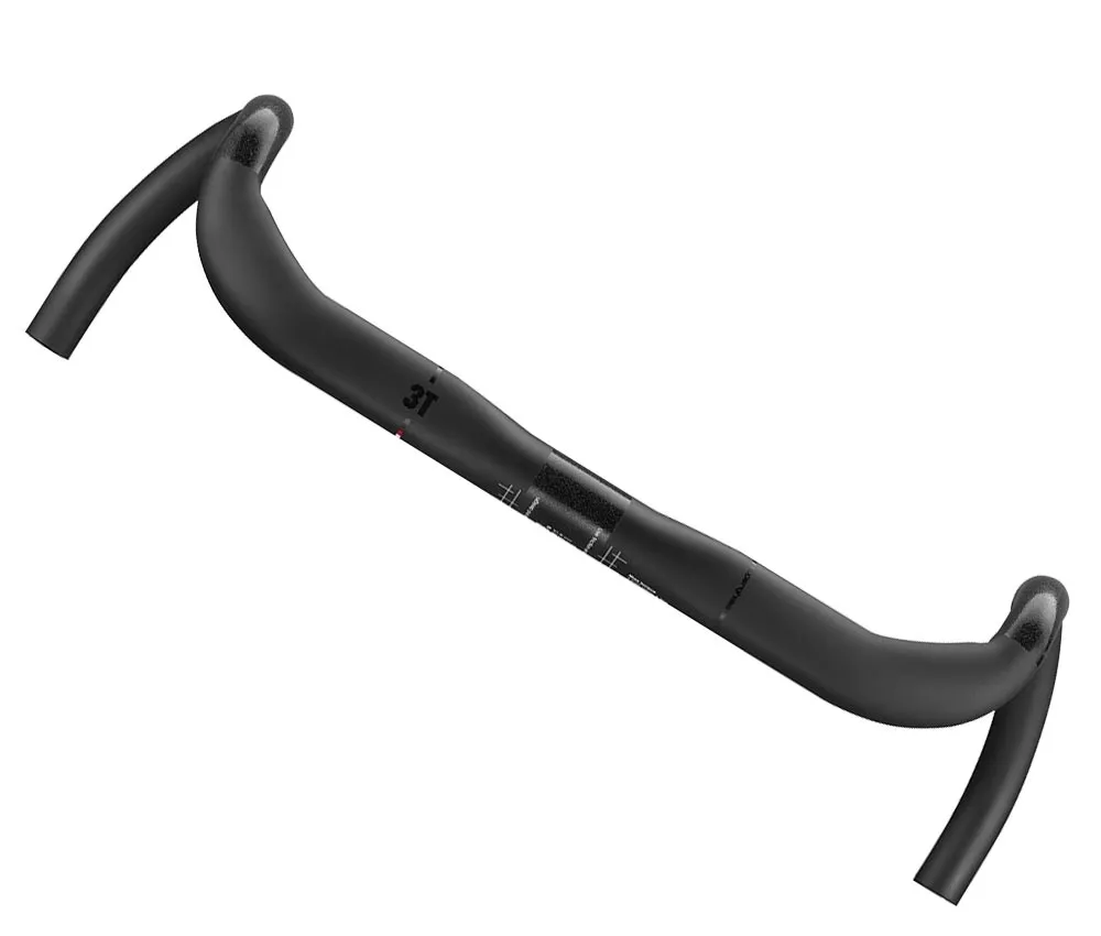 3t Superghiaia LTD Stealth Carbon Gravel Handlebar, width 40 cm