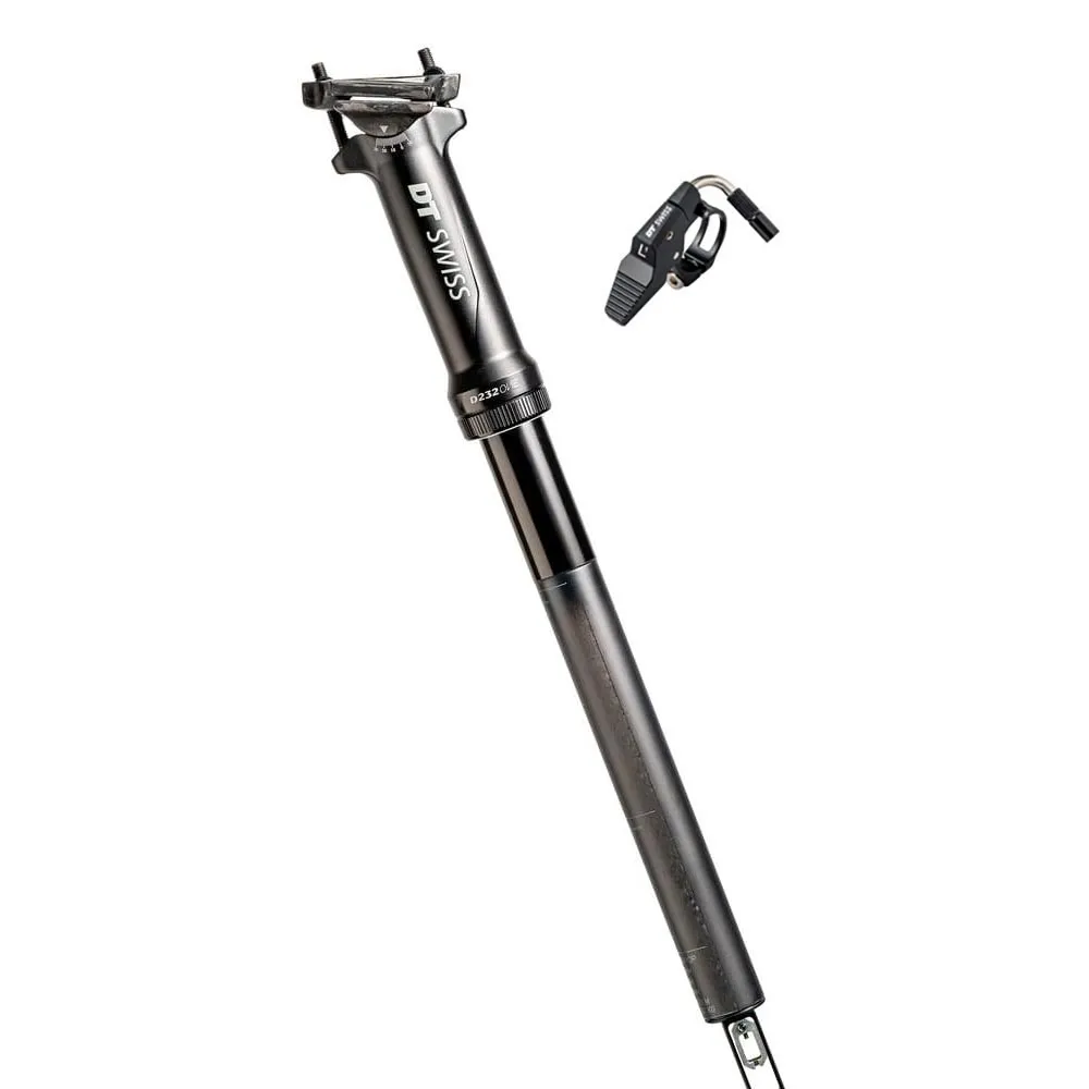 DT Swiss D 232 One Vario Carbon Seatpost 30.9 x 400 mm, 60 mm travel, incl. L1 Remote Lever