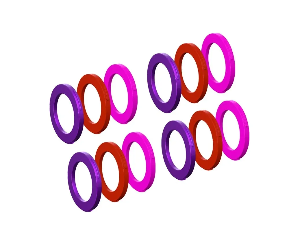 Magura MT Disc 4-piston brake caliper | Trim kit purple – red – pink