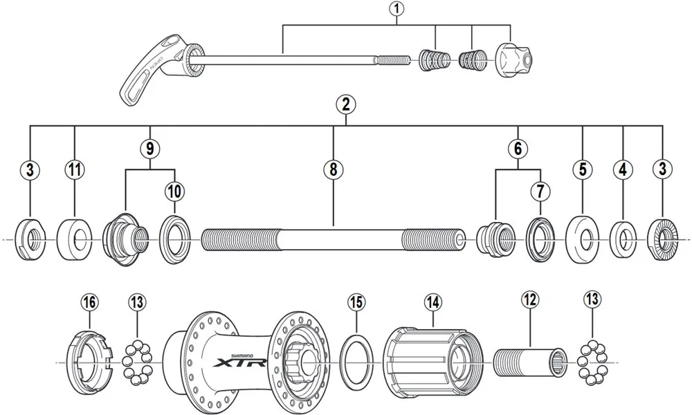 Shimano XTR FH-M960 Rear Hub Spare Part | Sealing Ring, Right, No. 7
